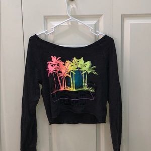 aeropolstale cropped long sleeve